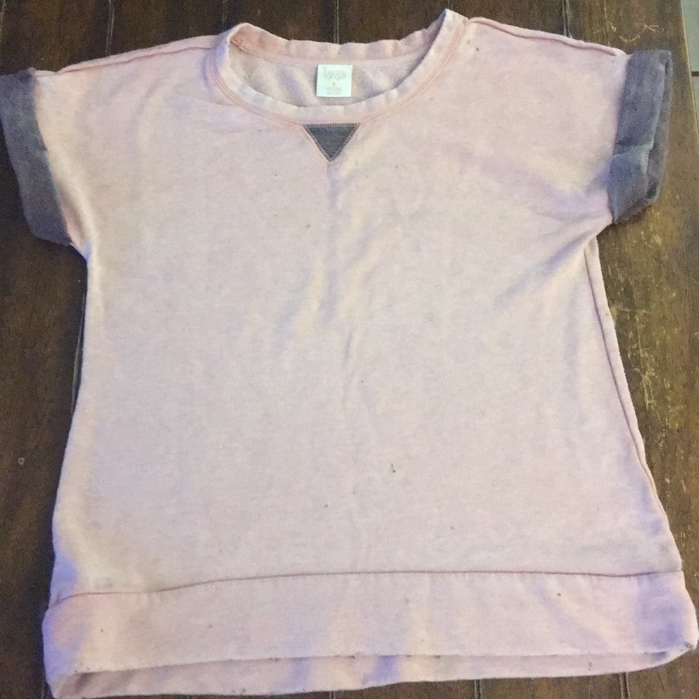 Sweater style T-shirt